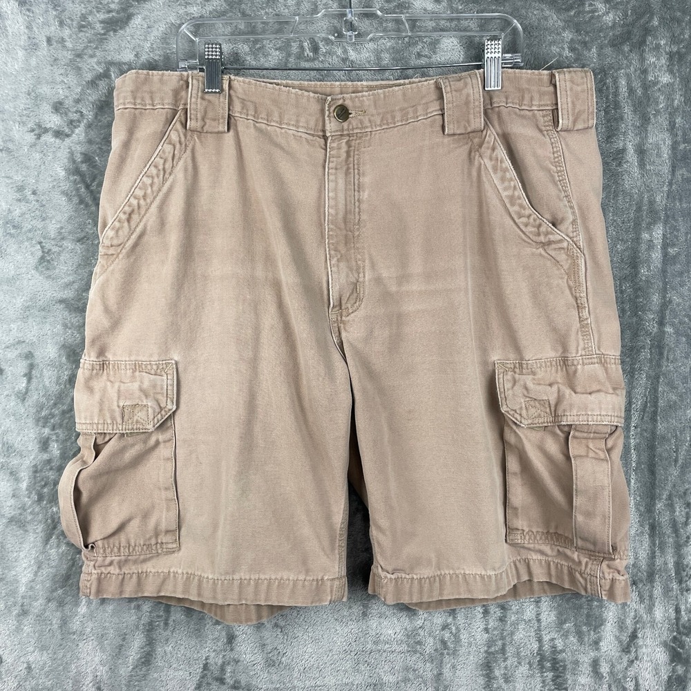 Carhartt Vintage Cargo Shorts Mens W38 WORKWEAR Utillity Tan Gorpcore Camp Hike